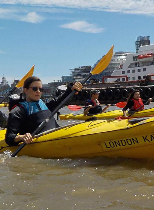 Kayak Under Tower Bridge