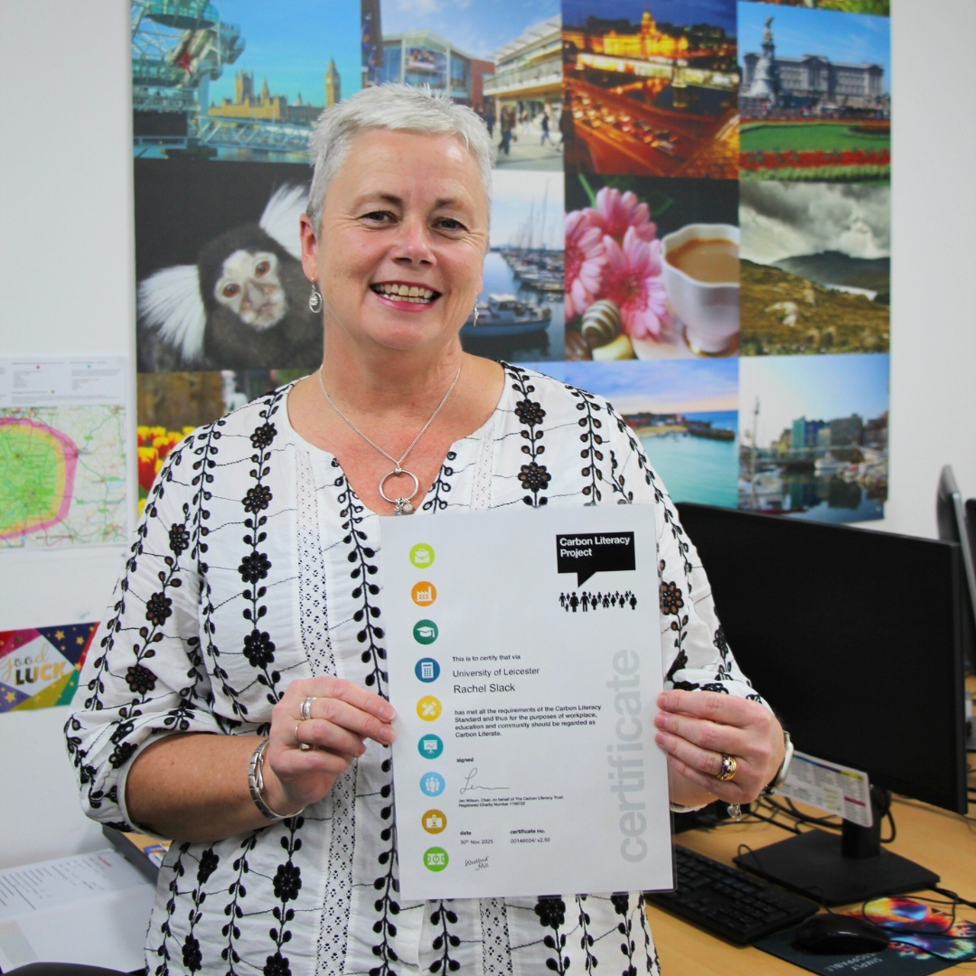Celebrating Progress: Rachel Slack Achieves Carbon Literacy Certification