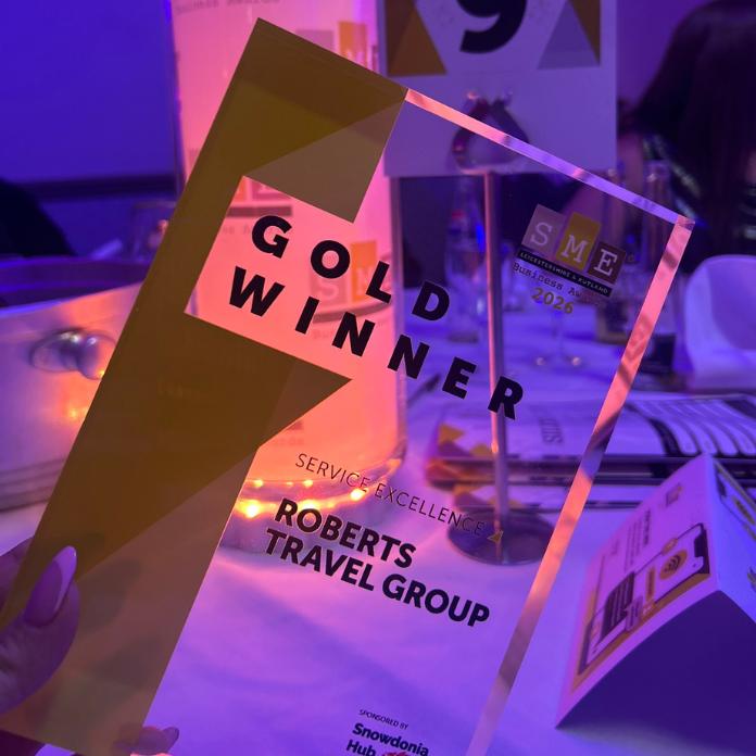 Roberts Travel Group Awarded Gold at the SME Awards!