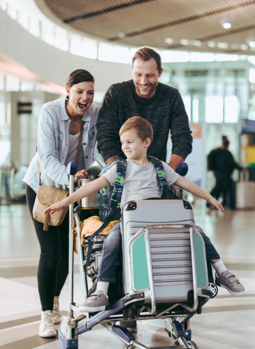 Roberts Coach at the Airport