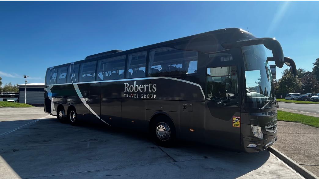57 seater psvar compliant coach full external